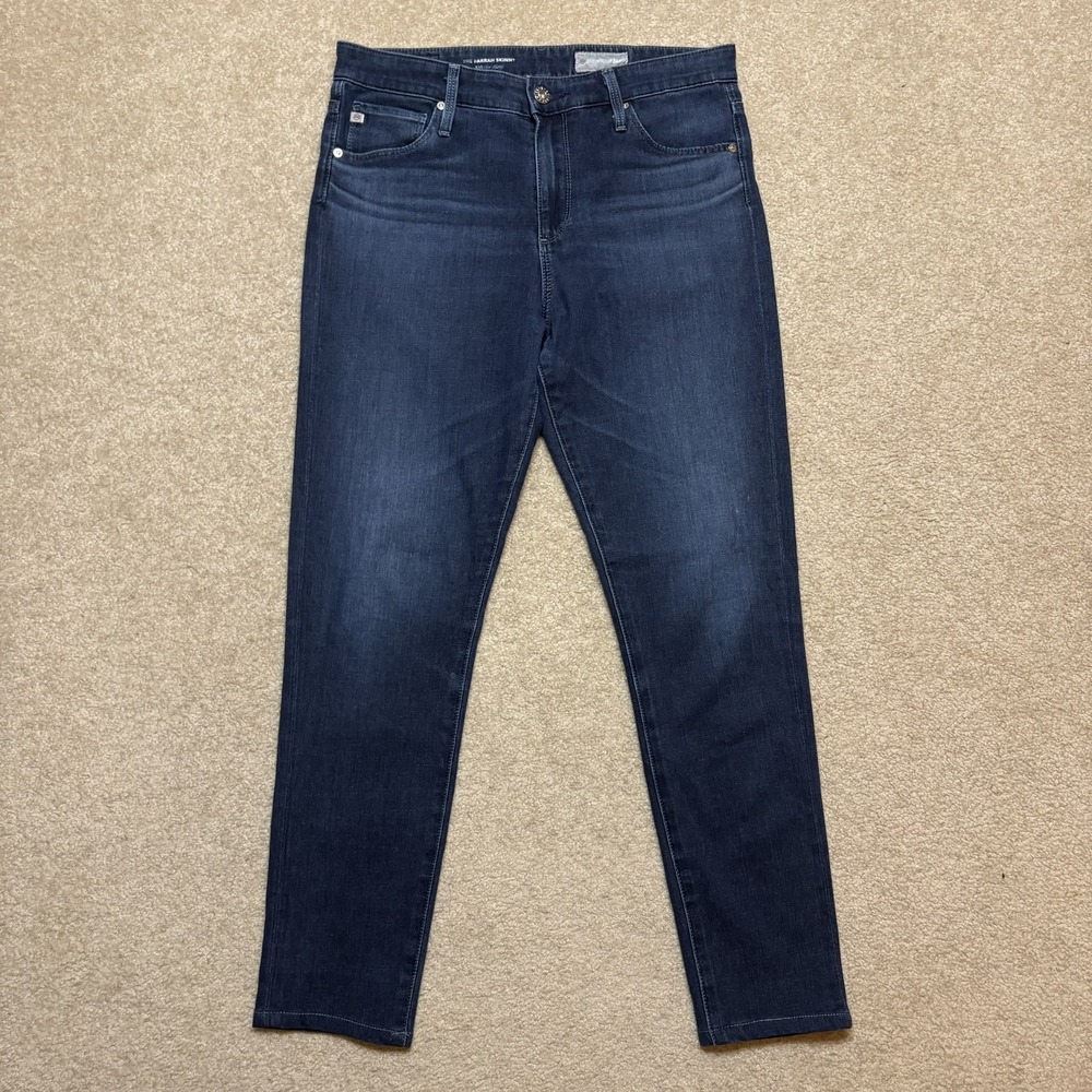 AG Adriano Goldschmied Farrah Skinny Jeans Womens 28x27 Blue High Rise Denim